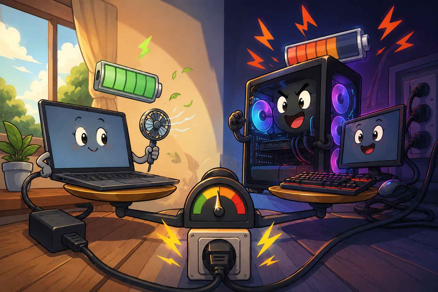 Tech Explained: Laptop vs Desktop on Power Consumption